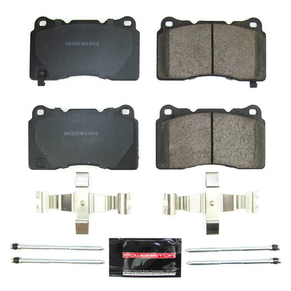 PowerStop 17-21 Honda Civic Front Z23 Evo Sport Brake Pads w/Hardware (Z23-1001B)
