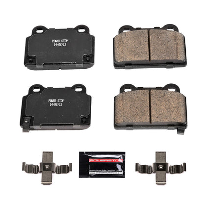 PowerStop 08-15 Mitsubishi Lancer Rear Z23 Evolution Sport Brake Pads w/Hardware (Z23-1368)