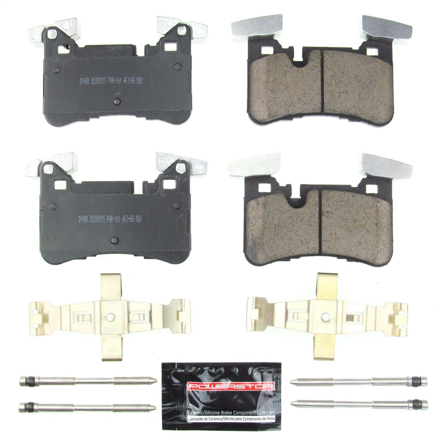 PowerStop 2012 Mercedes-Benz C63 AMG Rear Z23 Evolution Sport Brake Pads w/Hardware (Z23-1450)