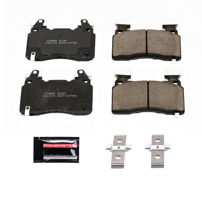 PowerStop 15-19 Cadillac CTS Front Z23 Evolution Sport Brake Pads w/Hardware (Z23-1474A)