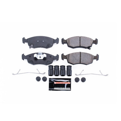 PowerStop 12-18 Fiat 500 Front Z23 Evolution Sport Brake Pads w/Hardware (Z23-1568)
