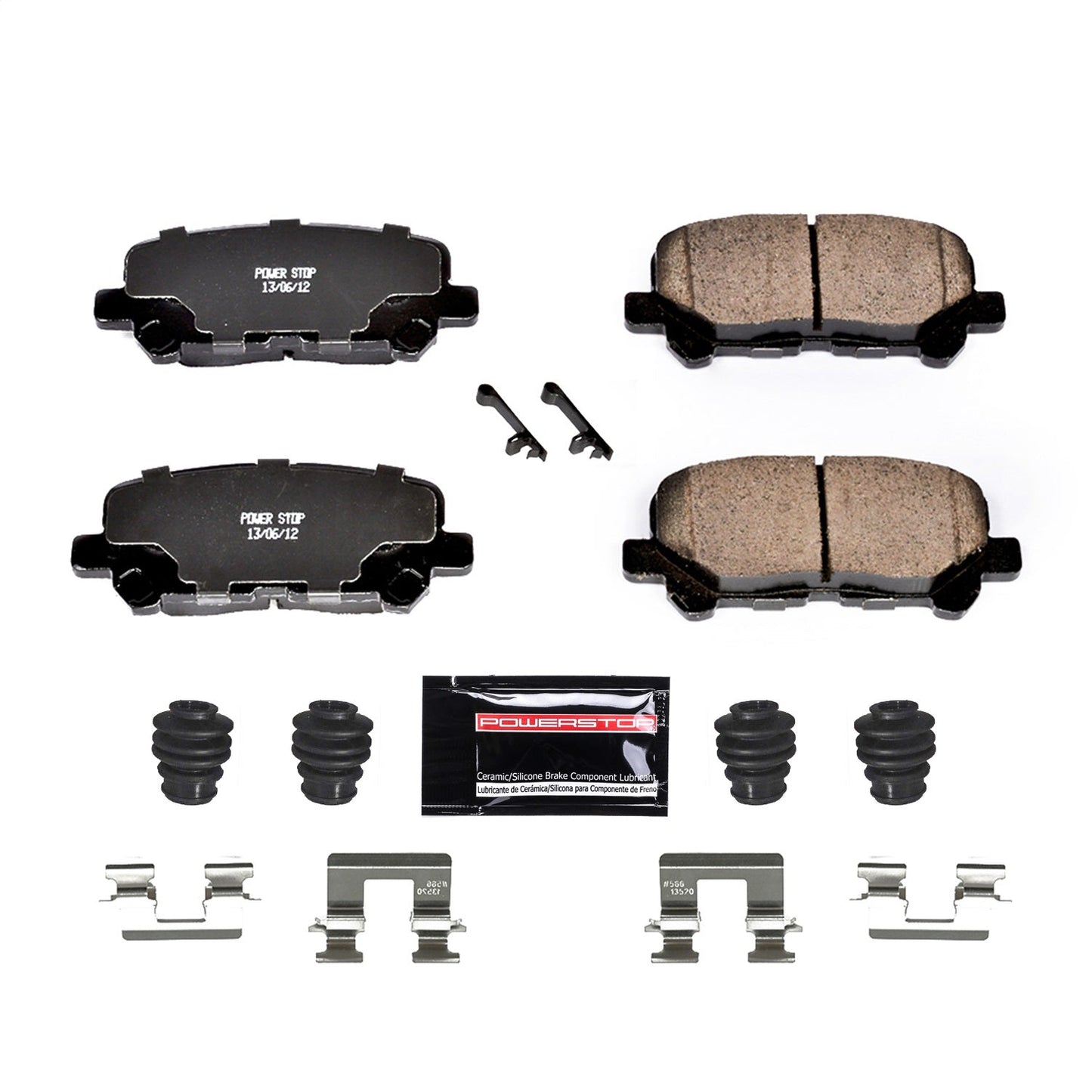 PowerStop 12-15 Honda Pilot Rear Z23 Evolution Sport Brake Pads w/Hardware (Z23-1585)