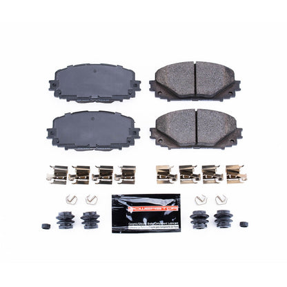 PowerStop 12-18 Toyota Yaris Front Z23 Evolution Sport Brake Pads w/Hardware (Z23-1628)