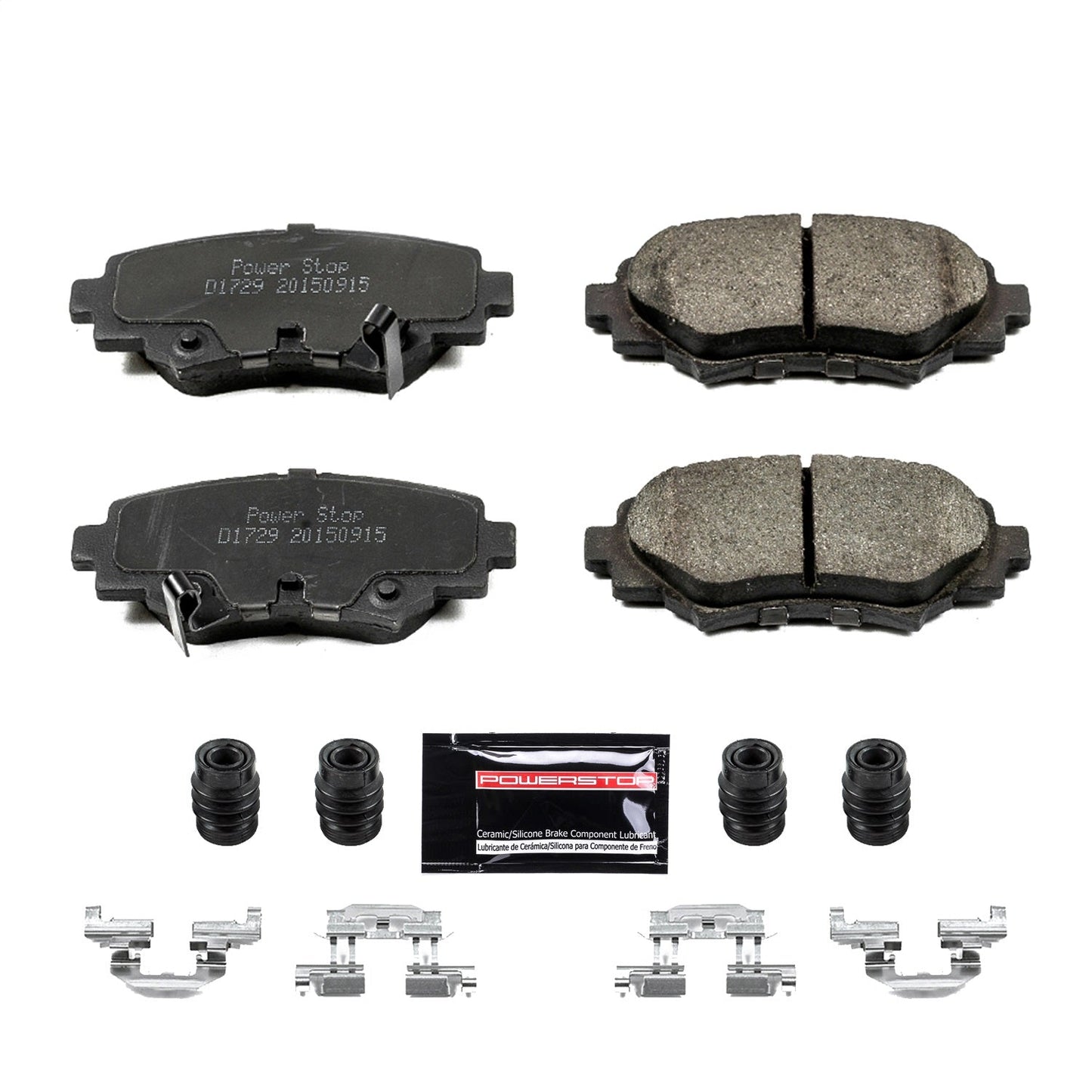 PowerStop 14-16 Mazda 3 Rear Z23 Evolution Sport Brake Pads w/Hardware (Z23-1729)