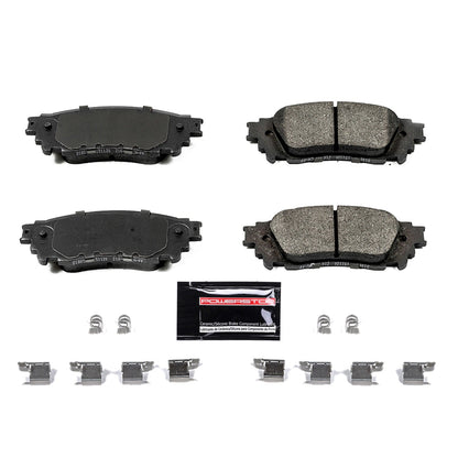 PowerStop 15-17 Lexus NX200t Rear Z23 Evolution Sport Brake Pads w/Hardware (Z23-1805)