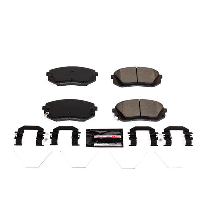 PowerStop 2019 Hyundai Elantra GT Front Z23 Evolution Sport Brake Pads w/Hardware (Z23-1855)
