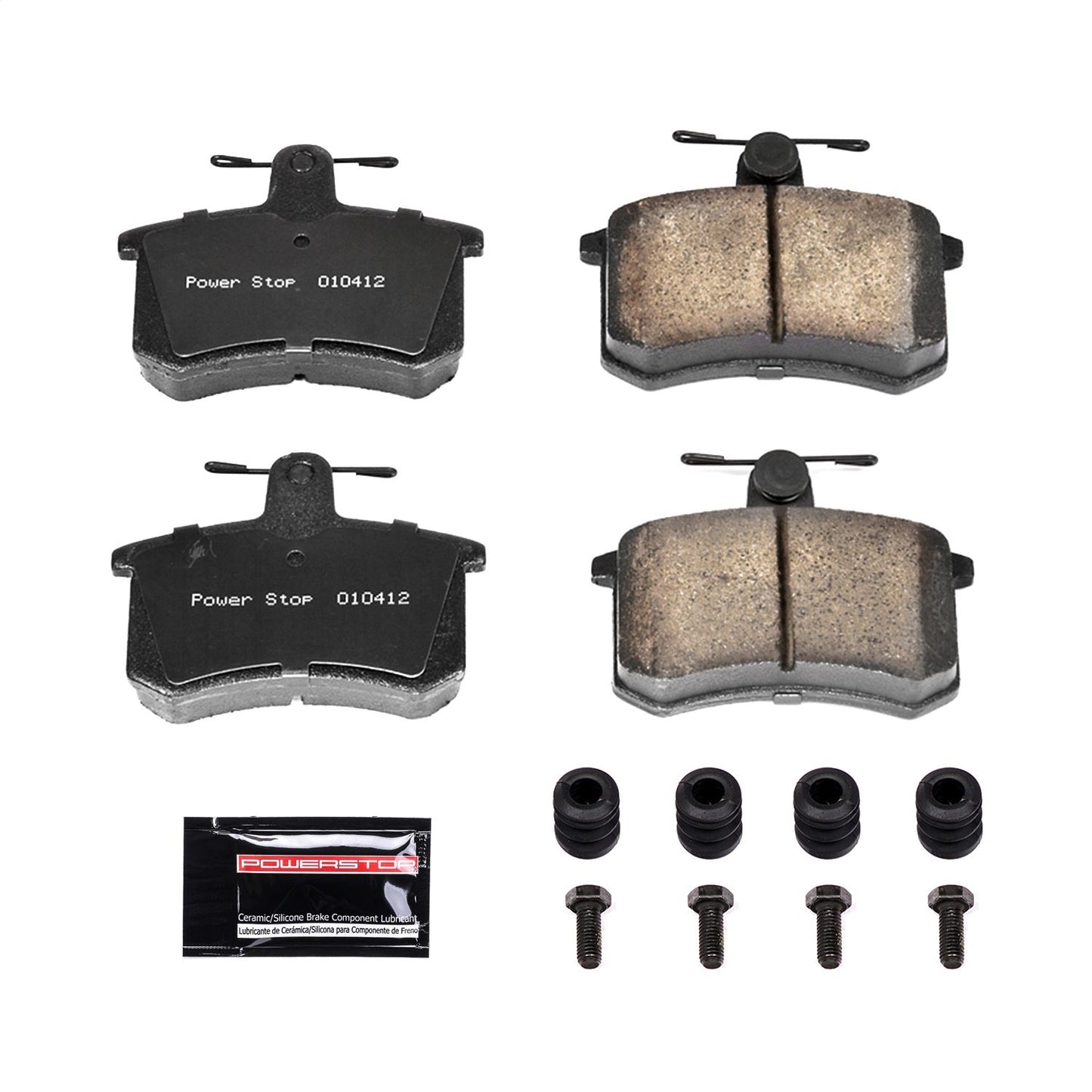 PowerStop 88-92 Audi 80 Rear Z23 Evolution Sport Brake Pads w/Hardware (Z23-228)