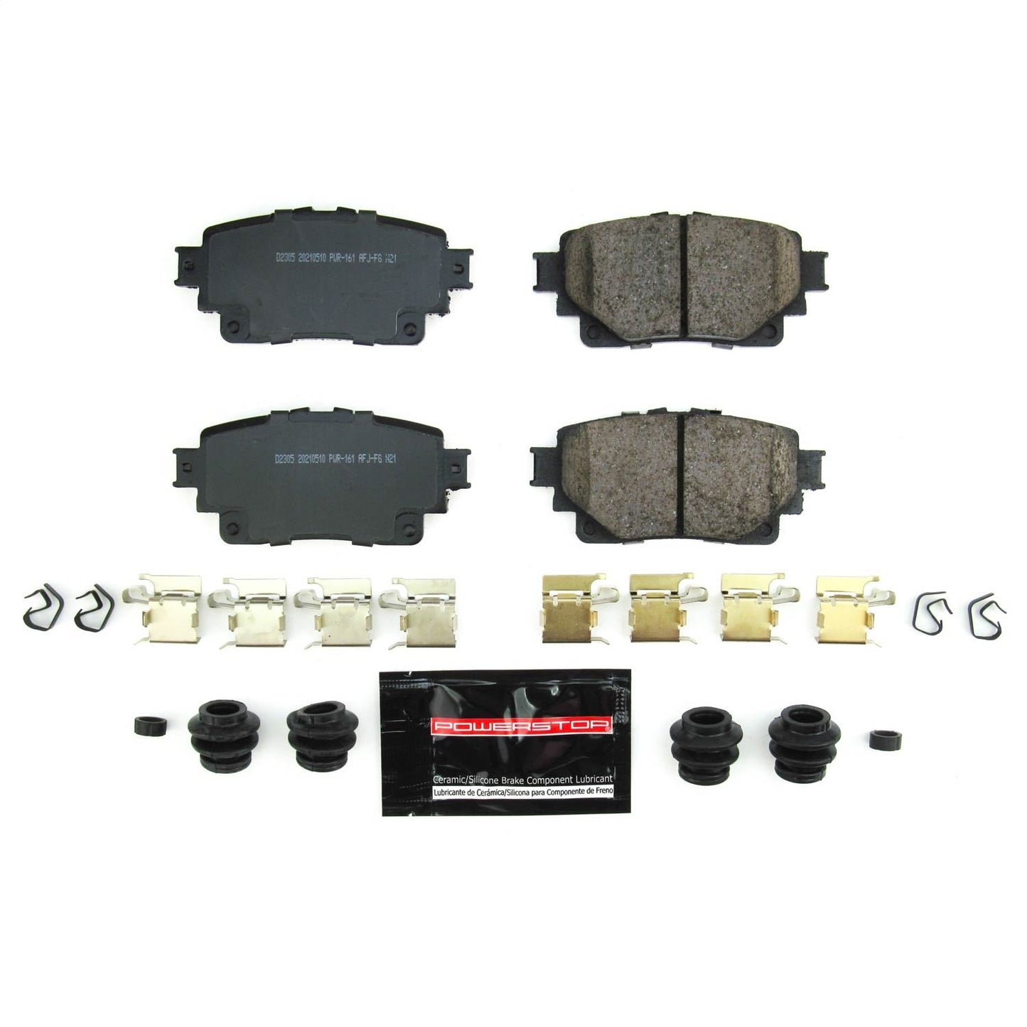 PowerStop 20-21 Toyota Highlander Rear Z23 Evo Sport Brake Pads w/Hardware (Z23-2305)