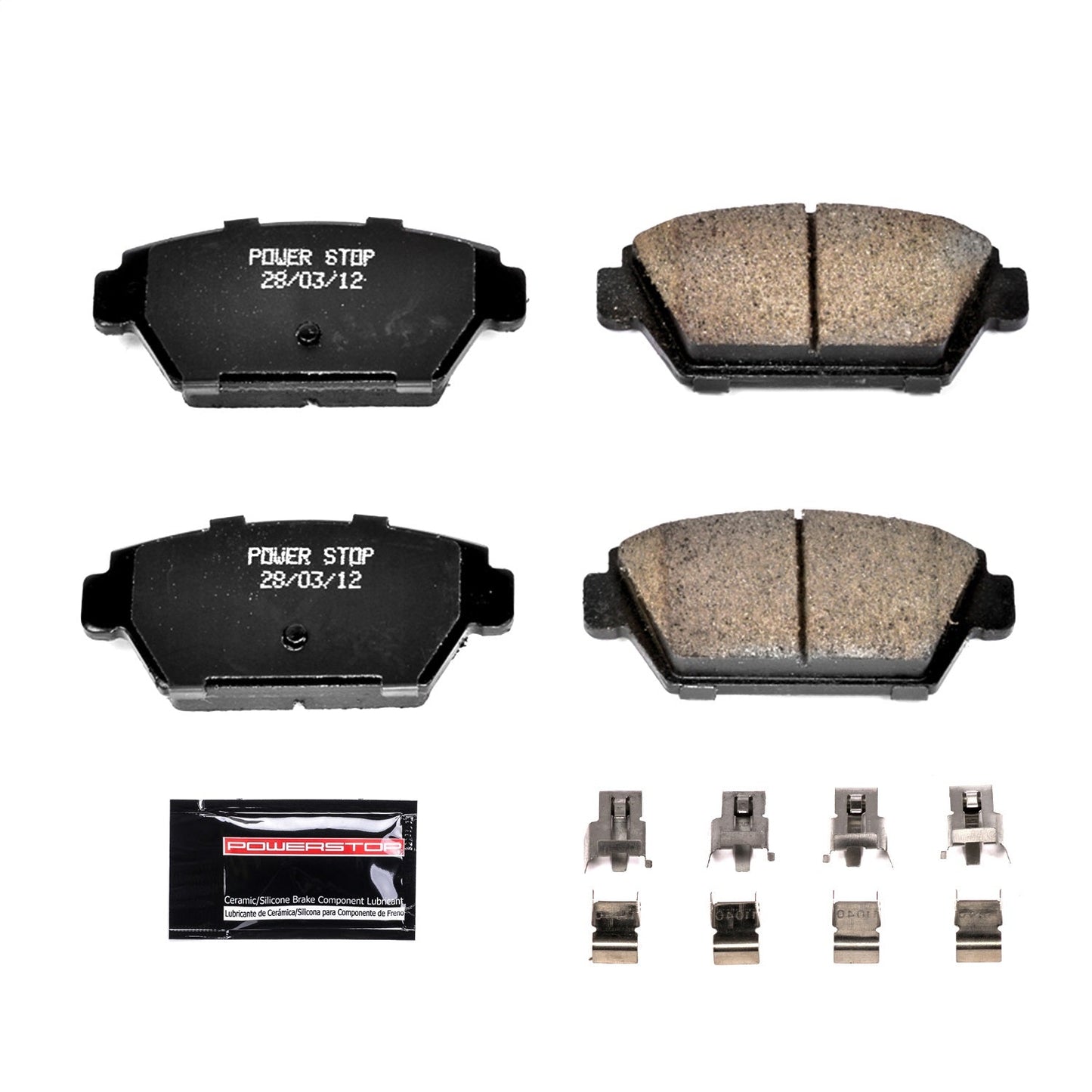 PowerStop 90-94 Eagle Talon Rear Z23 Evolution Sport Brake Pads w/Hardware (Z23-329)