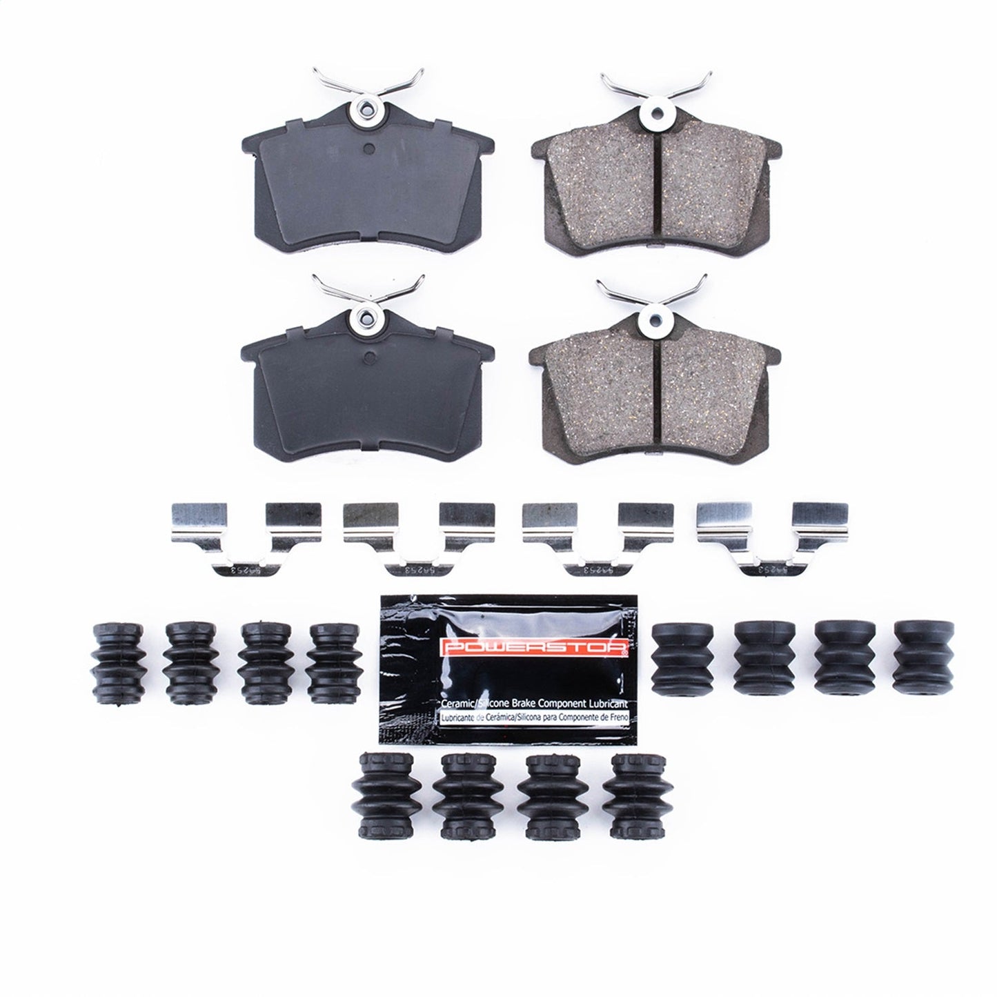 PowerStop 10-13 Audi A3 Rear Z23 Evolution Sport Brake Pads w/Hardware (Z23-340)