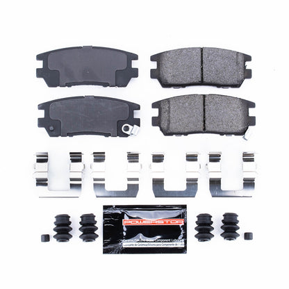 PowerStop 92-00 Mitsubishi Montero Rear Z23 Evolution Sport Brake Pads w/Hardware (Z23-567)