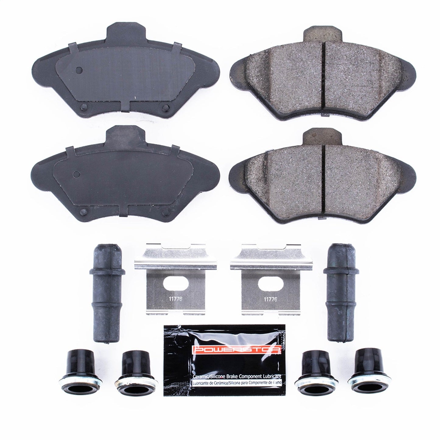 PowerStop 94-98 Ford Mustang Front Z23 Evolution Sport Brake Pads w/Hardware (Z23-600)