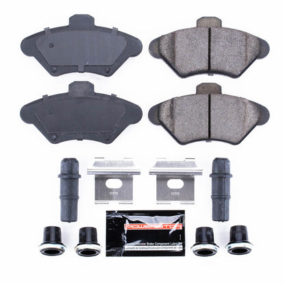 PowerStop 94-98 Ford Mustang Front Z23 Evolution Sport Brake Pads w/Hardware (Z23-600)