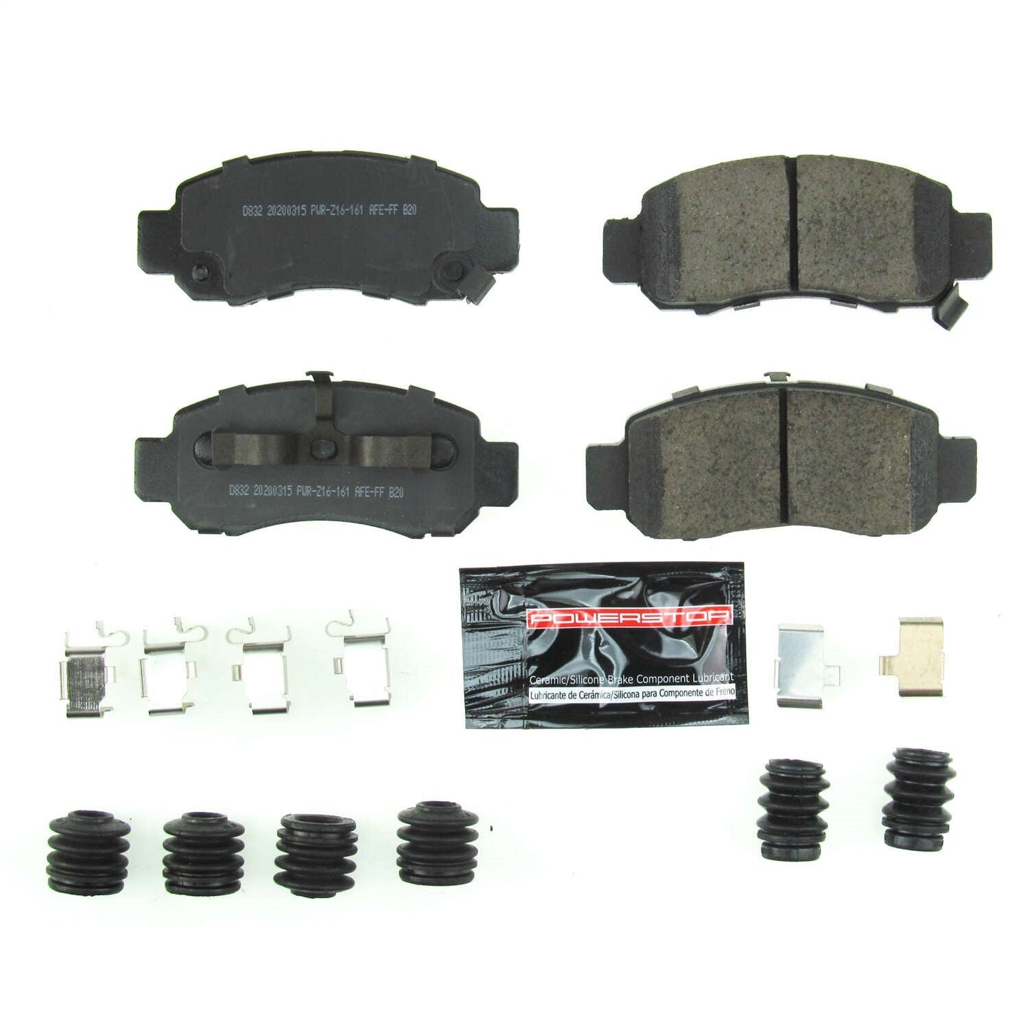 PowerStop 00-06 Honda Insight Front Z23 Evolution Sport Brake Pads w/Hardware (Z23-832)