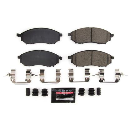 PowerStop 06-12 Infiniti FX35 Front Z23 Evo Sport Brake Pads w/Hardware (Z23-888B)