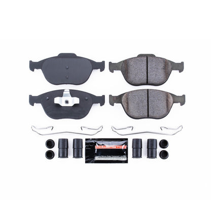 PowerStop 02-04 Ford Focus Front Z23 Evolution Sport Brake Pads w/Hardware (Z23-970)