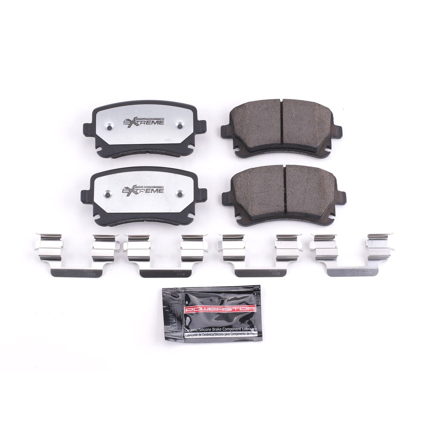 PowerStop 05-11 Audi A6 Quattro Rear Z26 Extreme Street Brake Pads w/Hardware (Z26-1018)