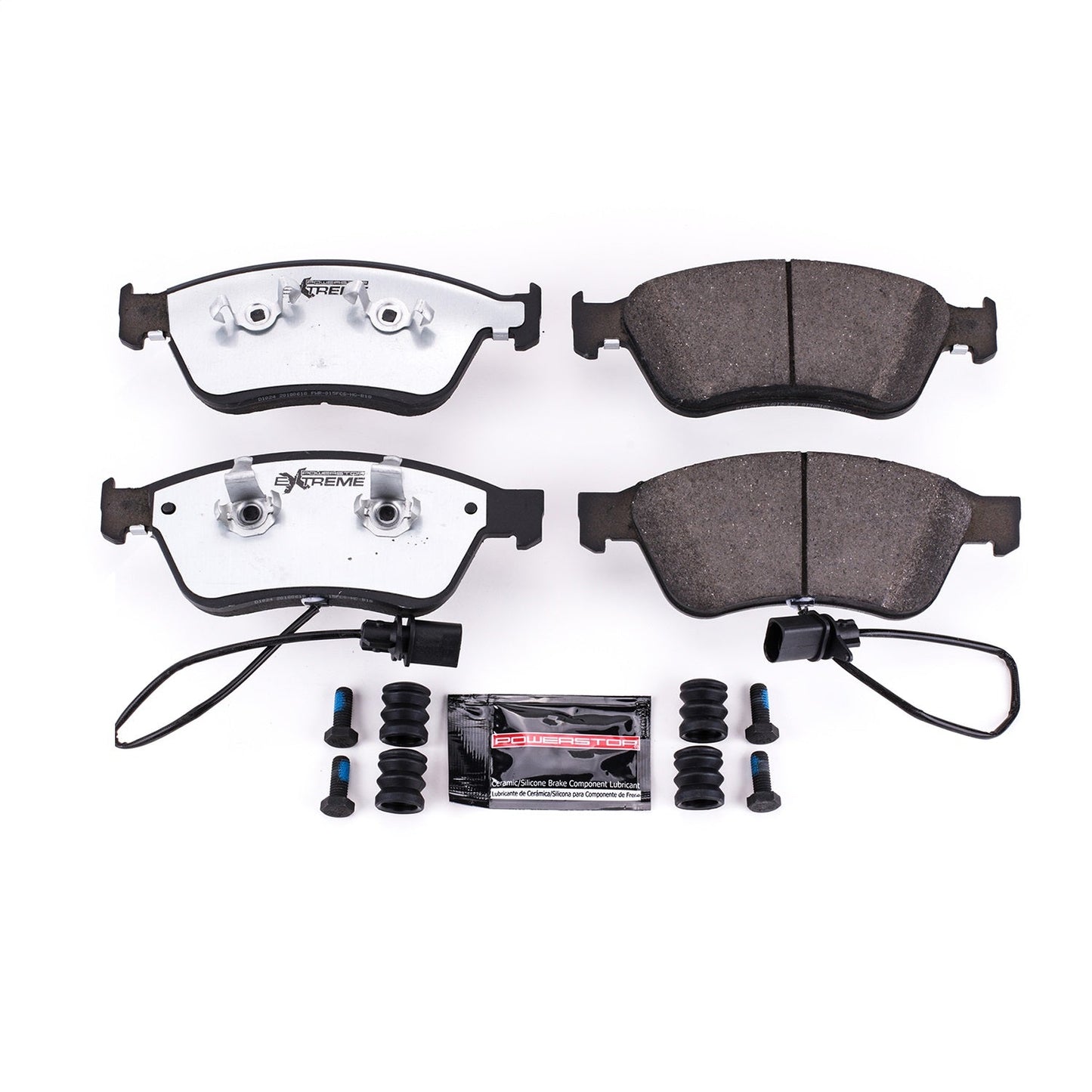 PowerStop 09-11 Audi A6 Quattro Front Z26 Extreme Street Brake Pads w/Hardware (Z26-1024)