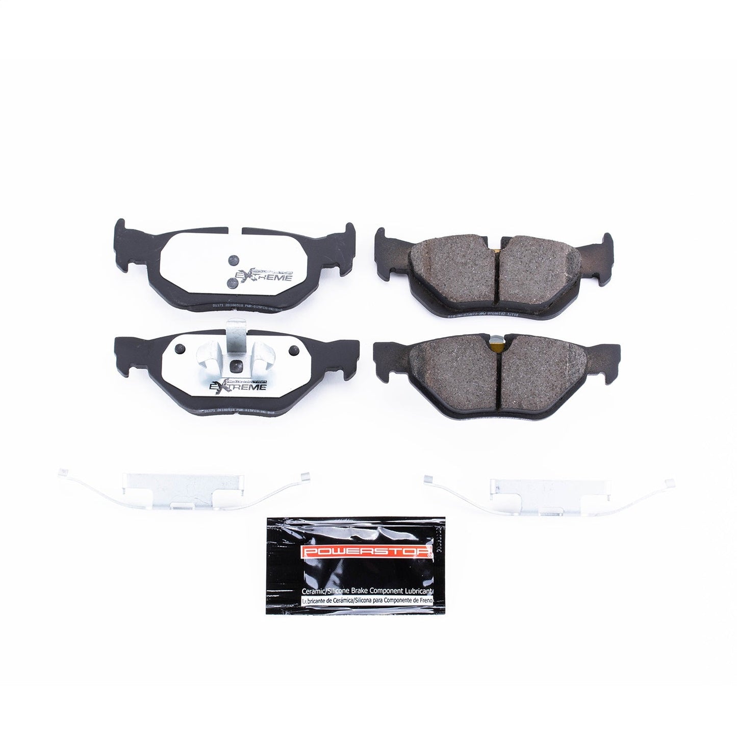 PowerStop 07-09 BMW 323i Rear Z26 Extreme Street Brake Pads w/Hardware (Z26-1171)