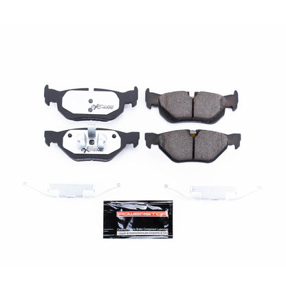 PowerStop 07-09 BMW 323i Rear Z26 Extreme Street Brake Pads w/Hardware (Z26-1171)