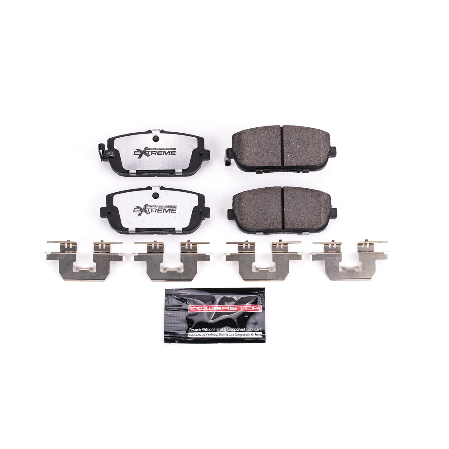PowerStop 17-19 Fiat 124 Spider Rear Z26 Extreme Street Brake Pads w/Hardware (Z26-1180)