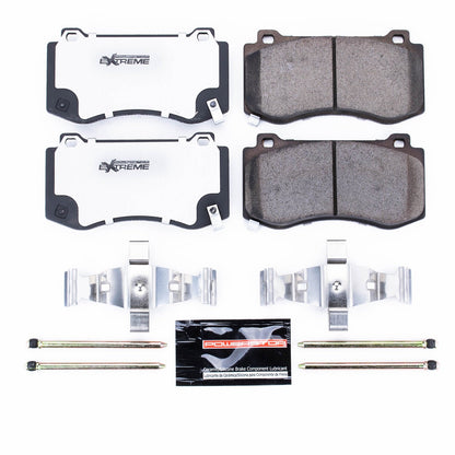 PowerStop 05-10 Chrysler 300 Front Z26 Extreme Street Brake Pads w/Hardware (Z26-1298)