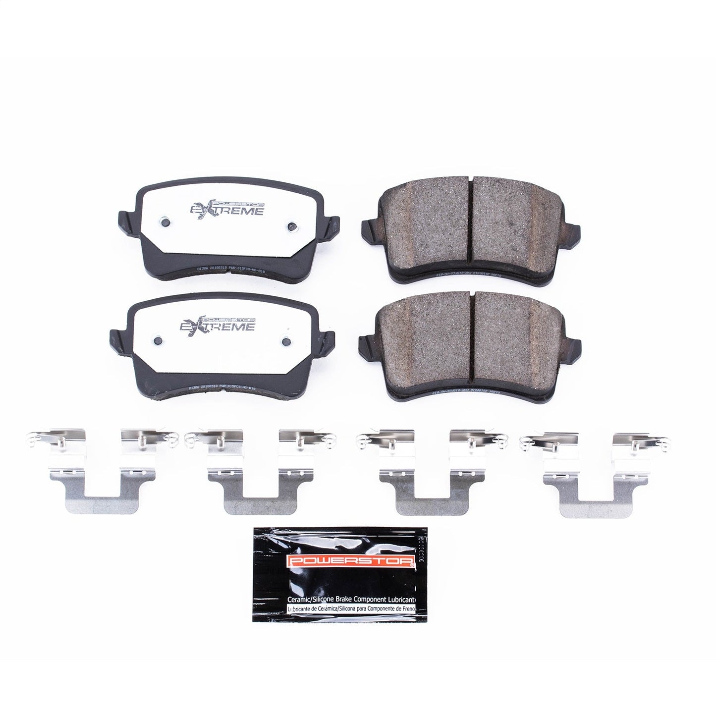 PowerStop 10-16 Audi A4 Rear Z26 Extreme Street Brake Pads w/Hardware (Z26-1386)