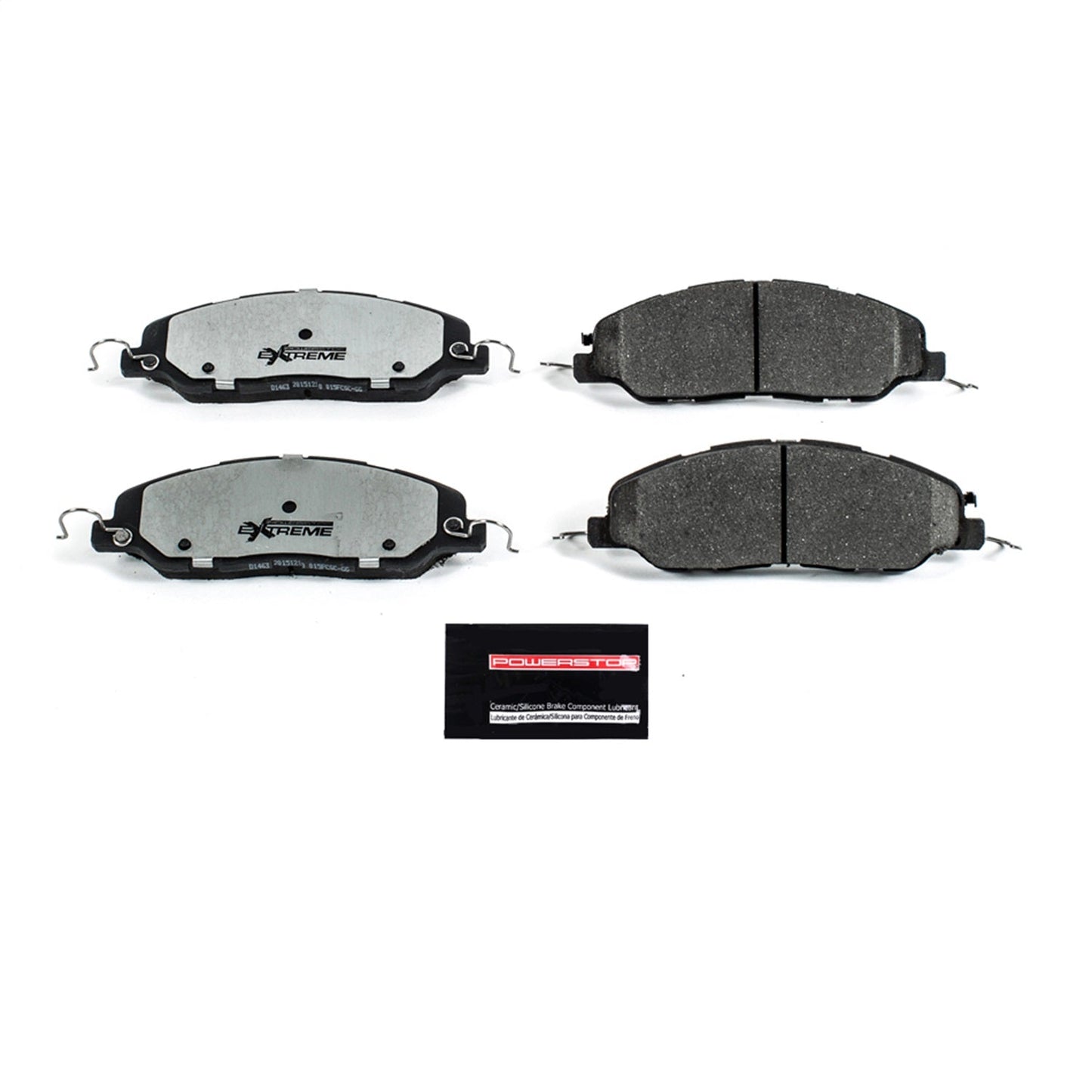 PowerStop 11-14 Ford Mustang Front Z26 Extreme Street Brake Pads w/Hardware (Z26-1463)