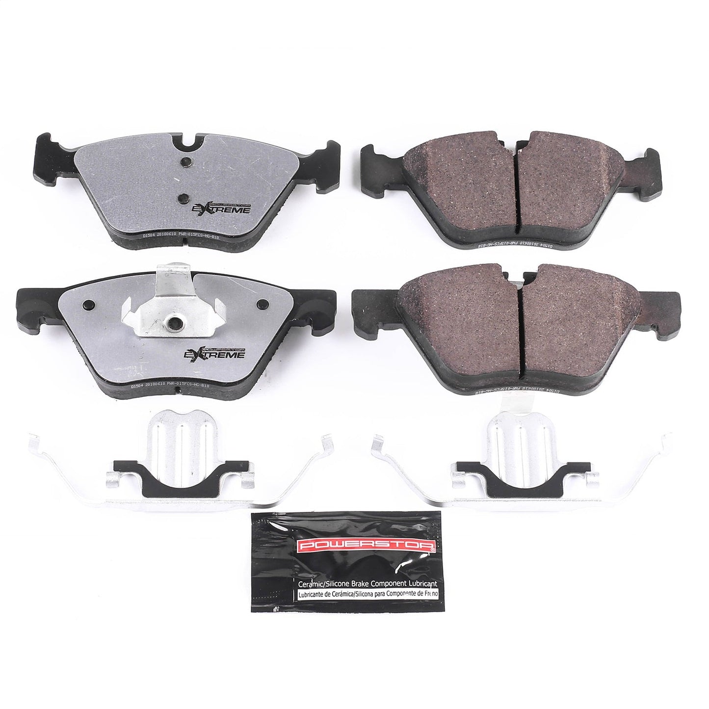 PowerStop 11-16 BMW 528i Front Z26 Extreme Street Brake Pads w/Hardware (Z26-1504)