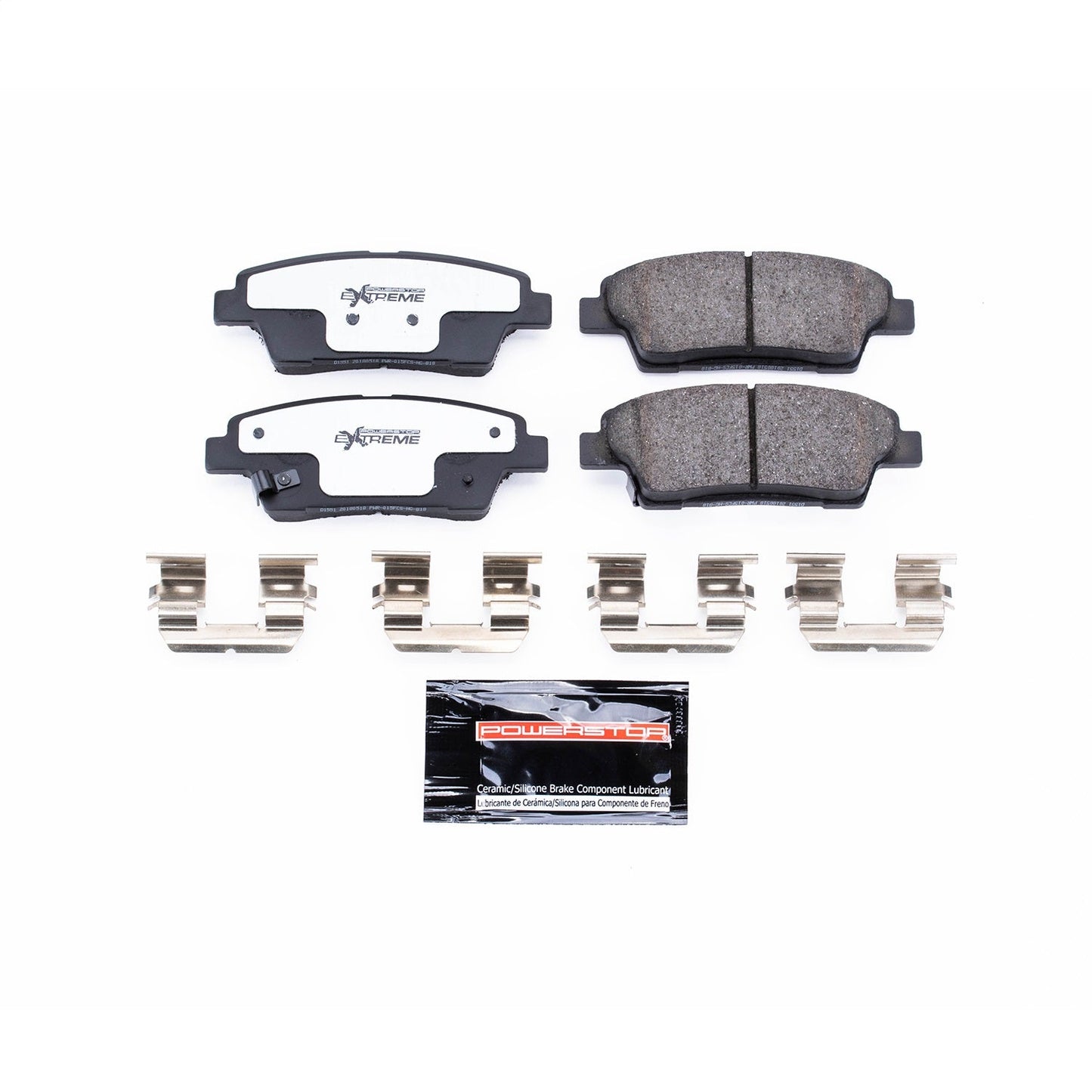 PowerStop 17-19 Genesis G80 Rear Z26 Extreme Street Brake Pads w/Hardware (Z26-1551)
