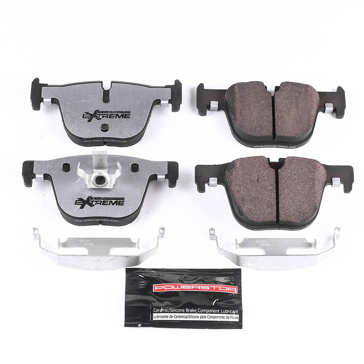 PowerStop 2016 BMW 328i Rear Z26 Extreme Street Brake Pads w/Hardware (Z26-1610)