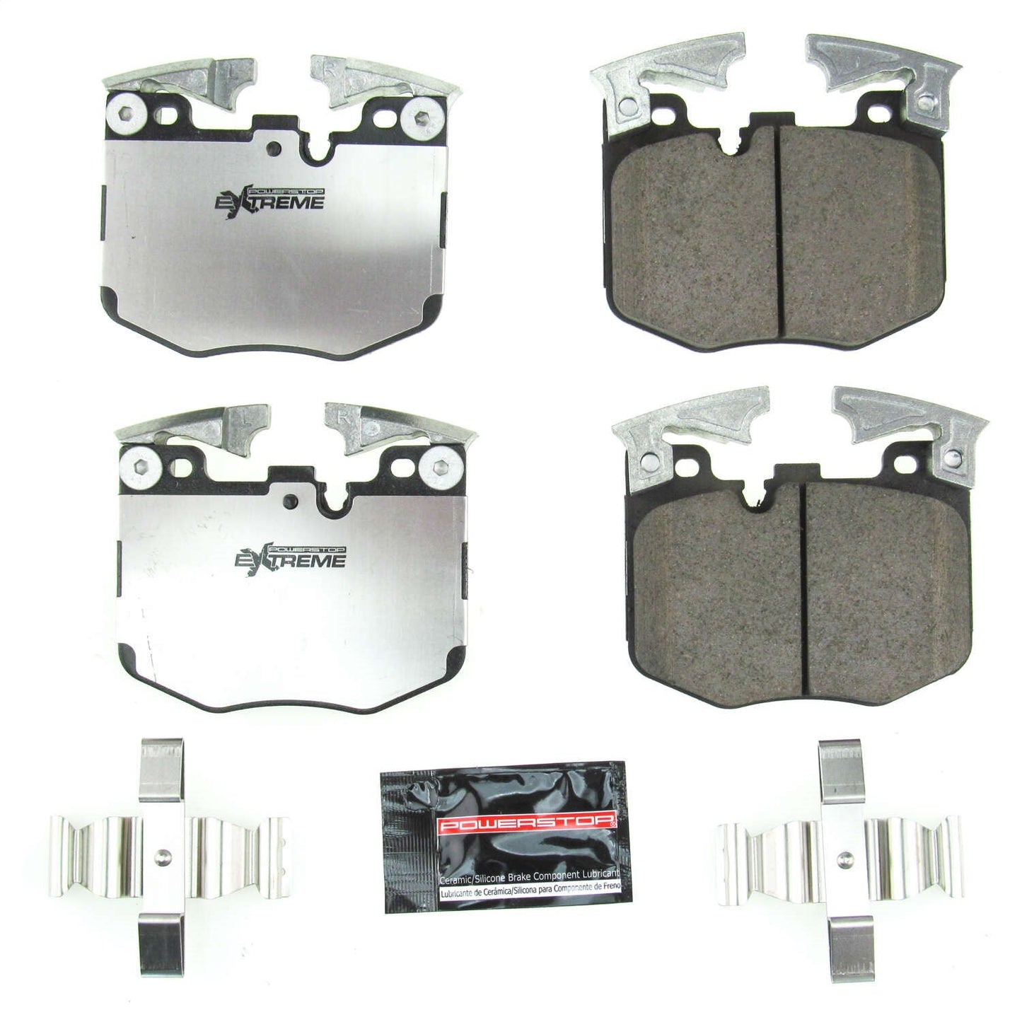 PowerStop 2019 BMW 330i Front Z26 Extreme Street Brake Pads w/Hardware (Z26-1867)