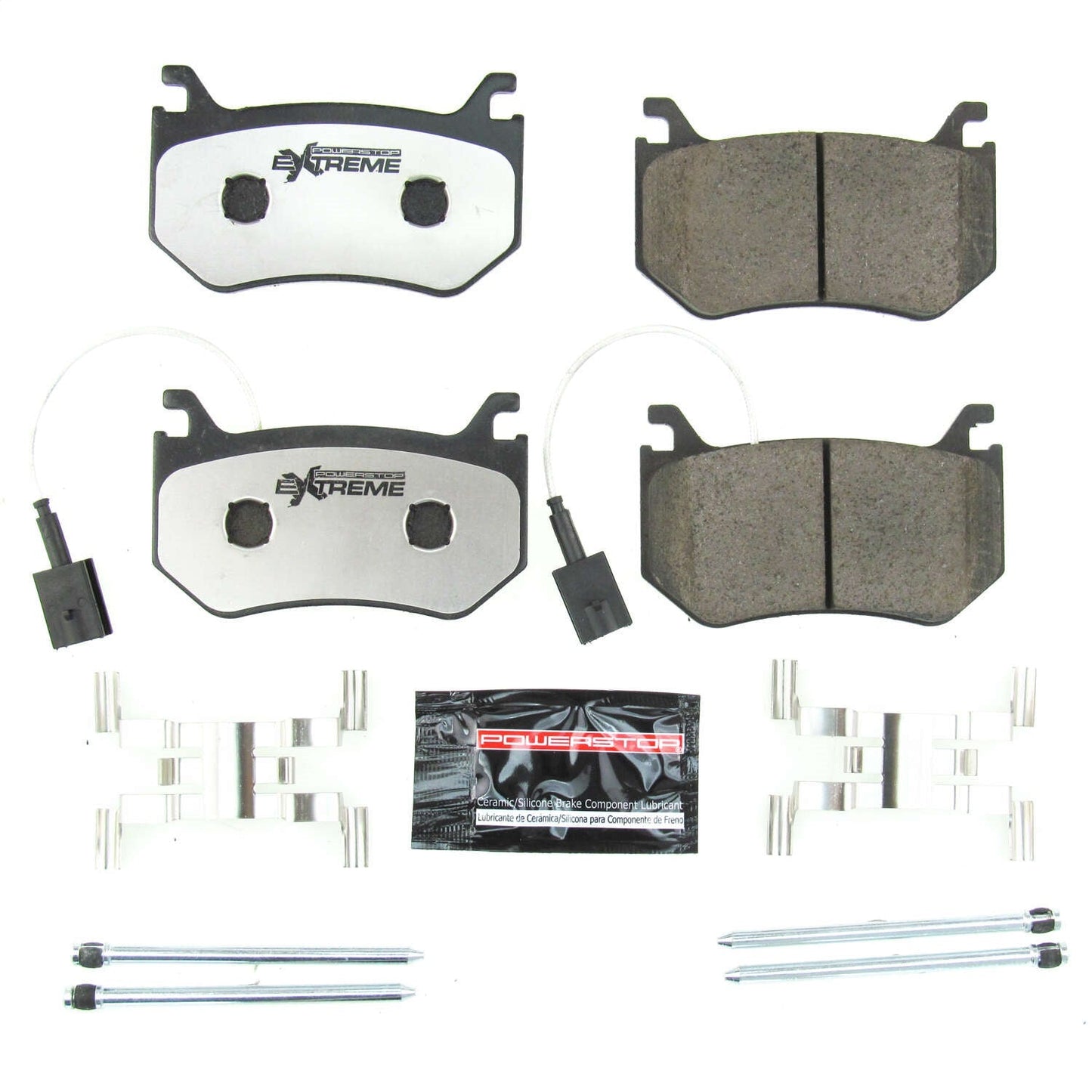 PowerStop 17-18 Alfa Romeo Giulia Rear Z26 Extreme Street Brake Pads w/Hardware (Z26-2043)
