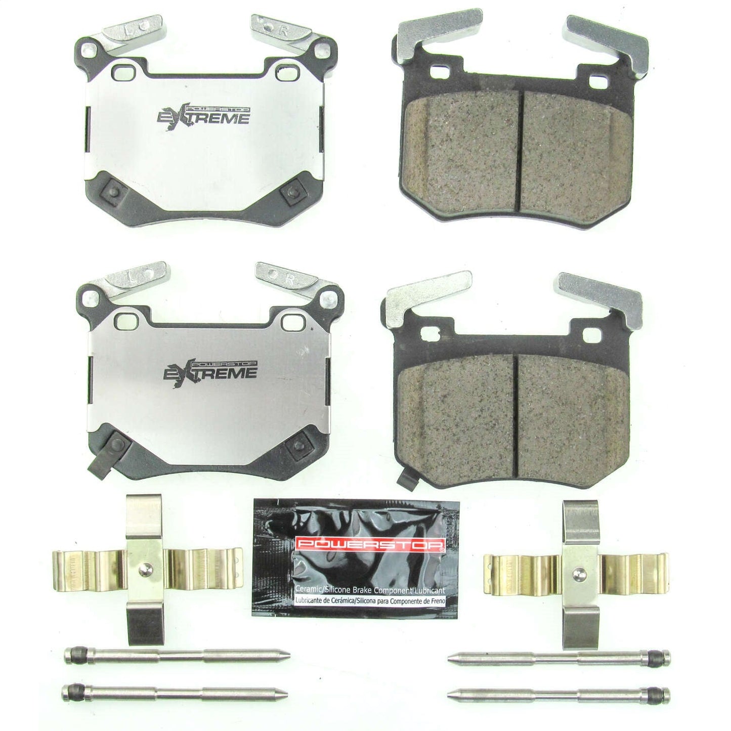 PowerStop 18-19 Kia Stinger Rear Z26 Extreme Street Brake Pads w/Hardware (Z26-2144)