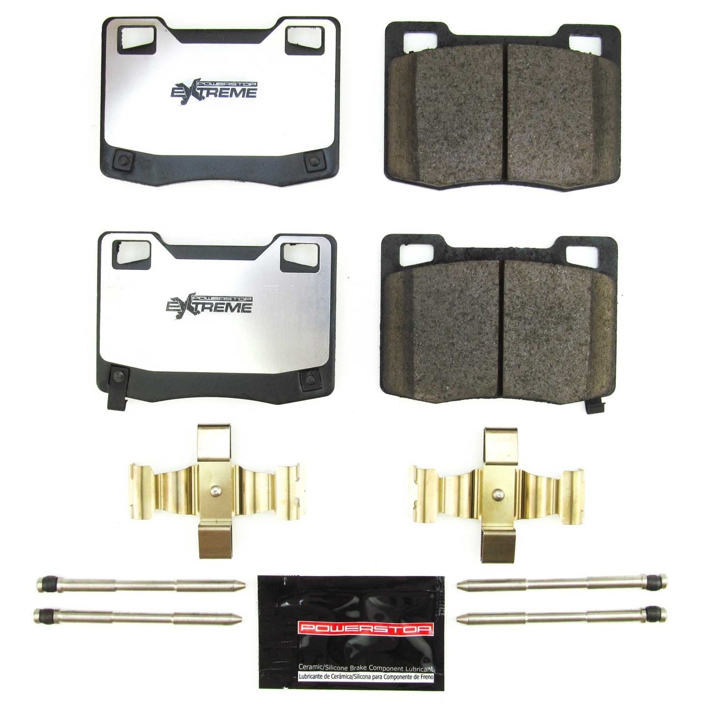 PowerStop 20-21 Ford Mustang Rear Z26 Street Brake Pads w/Hardware (Z26-2363)