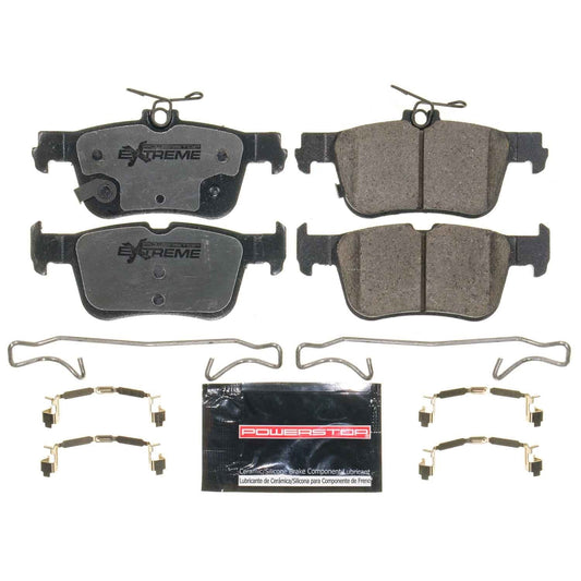 PowerStop 21-22 Ford Mustang Mach-E Rear Z26 Street Brake Pads w/Hardware (Z26-2384)