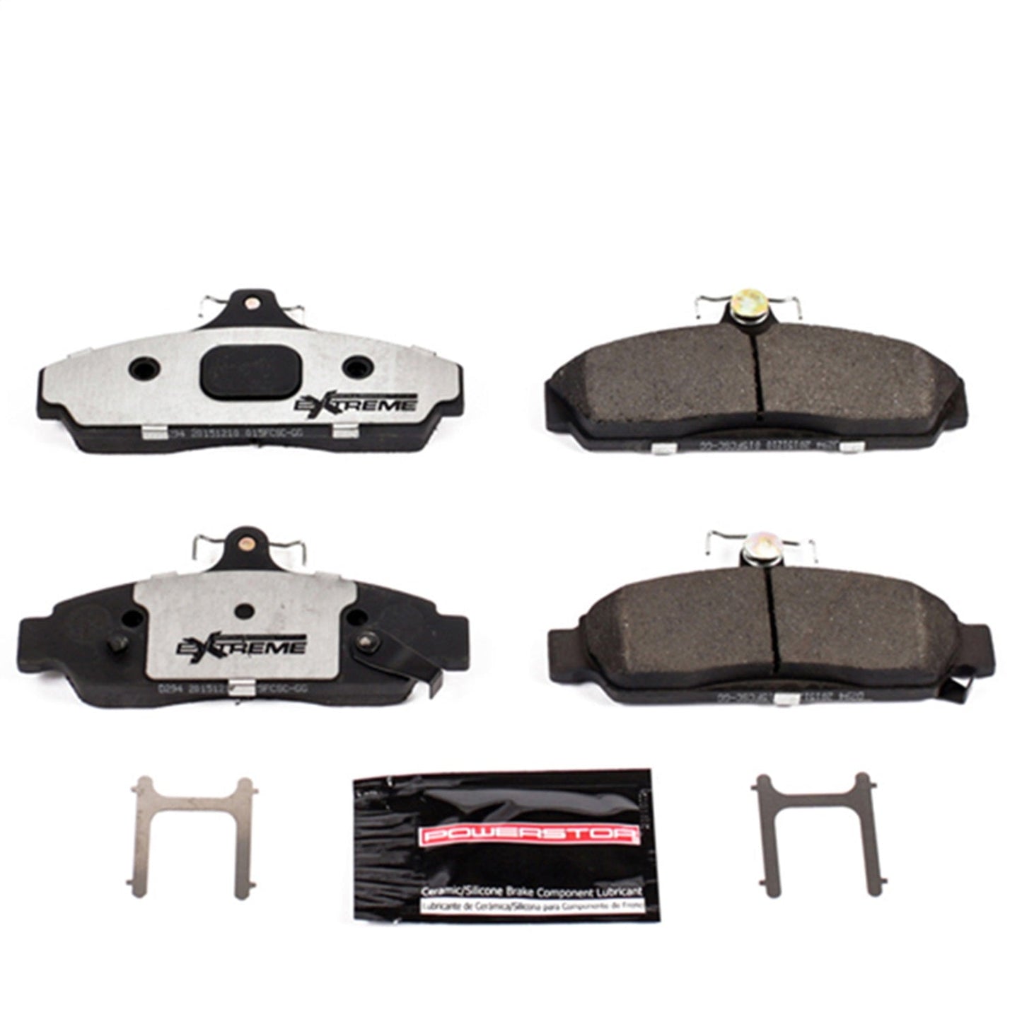 PowerStop 84-87 Chevrolet Corvette Front Z26 Extreme Street Brake Pads w/Hardware (Z26-294)
