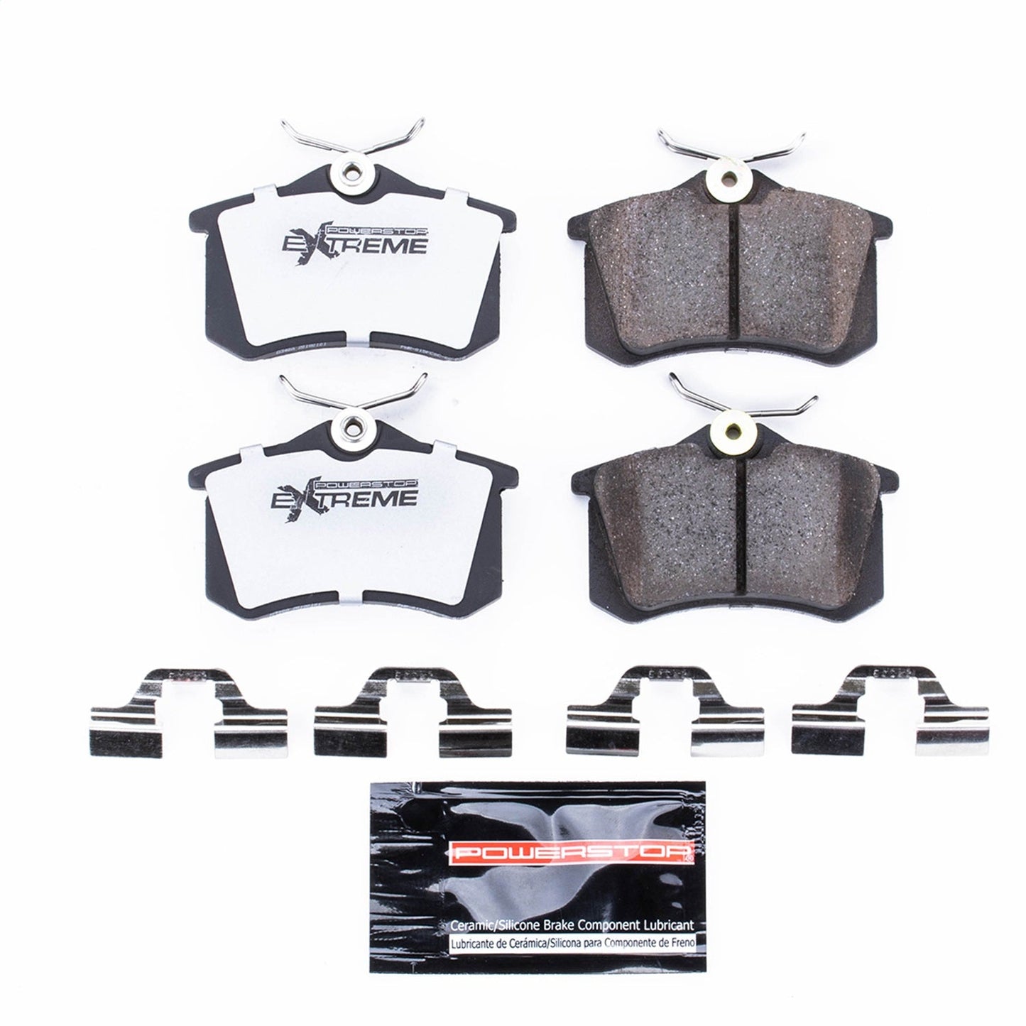 PowerStop 03-04 Audi A4 Rear Z26 Extreme Street Brake Pads w/Hardware (Z26-340A)