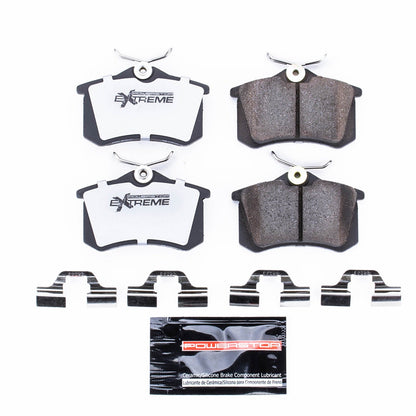 PowerStop 03-04 Audi A4 Rear Z26 Extreme Street Brake Pads w/Hardware (Z26-340A)