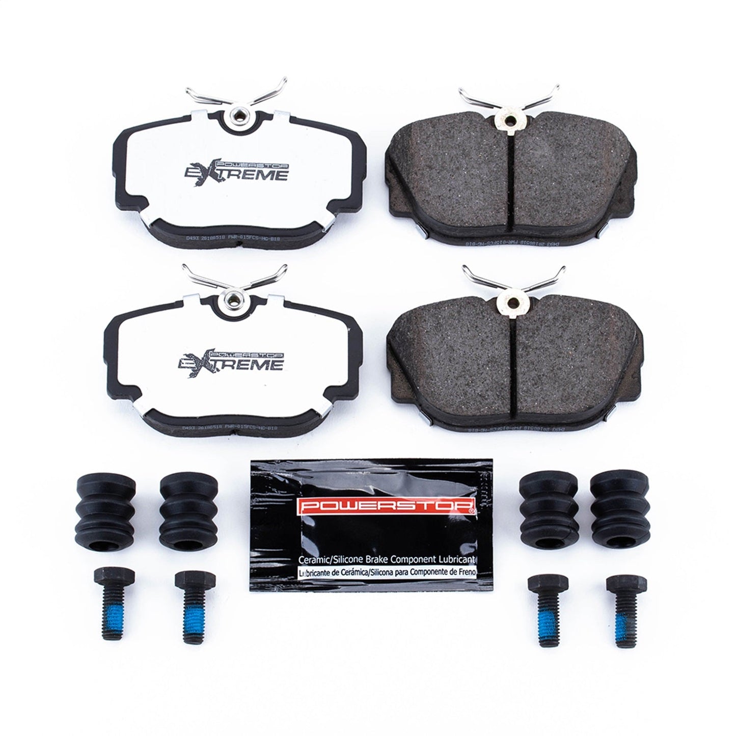 PowerStop 1991 BMW 318i Front or Rear Z26 Extreme Street Brake Pads w/Hardware (Z26-493)