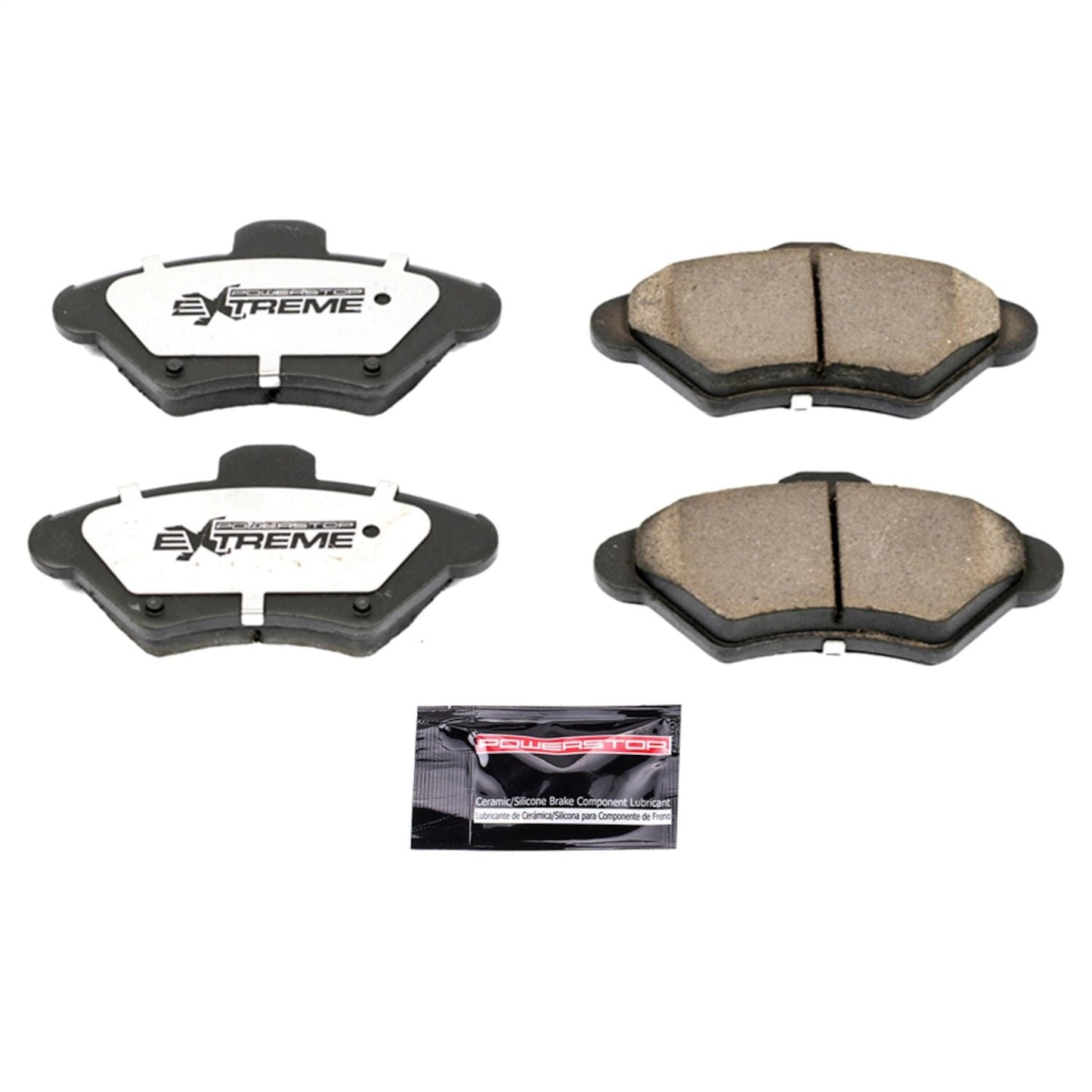 PowerStop 94-98 Ford Mustang Front Z26 Extreme Street Brake Pads w/Hardware (Z26-600)