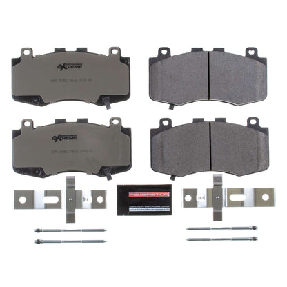 PowerStop 18-19 Jeep Grand Cherokee Front Z26 Extreme Street Brake Pads w/Hardware (Z26-6006)