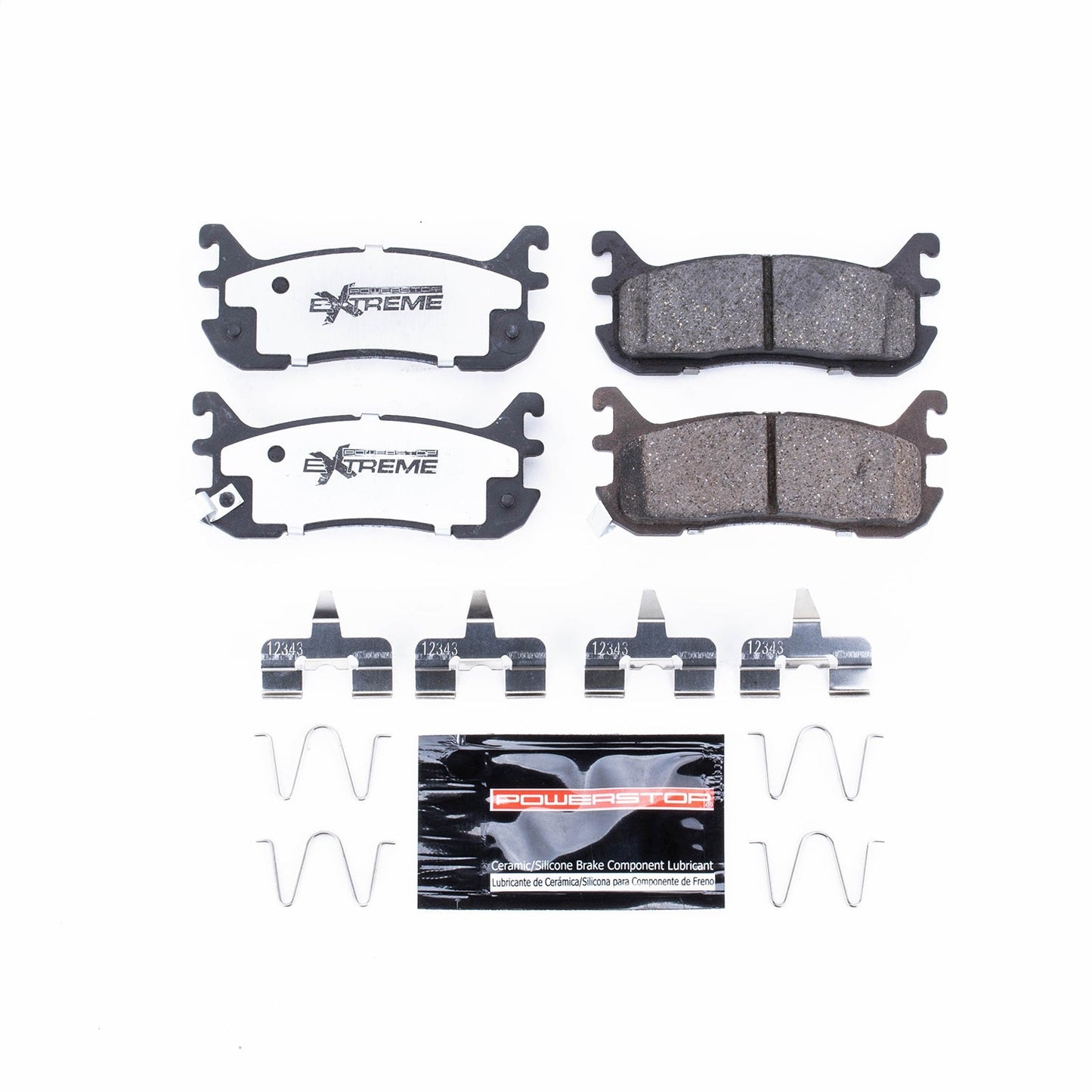 PowerStop 97-03 Ford Escort Rear Z26 Extreme Street Brake Pads w/Hardware (Z26-636)