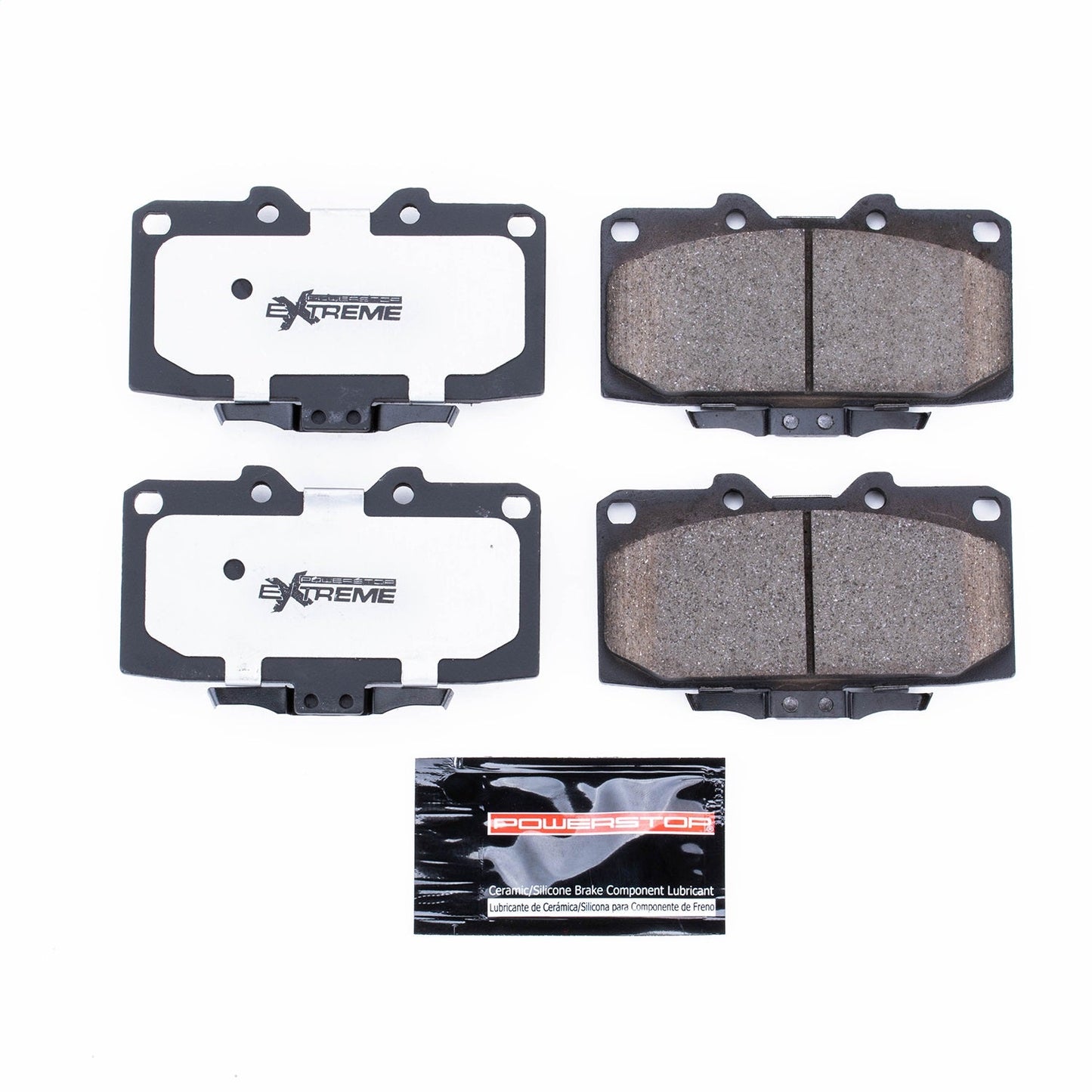 PowerStop 89-96 Nissan 300ZX Front Z26 Extreme Street Brake Pads w/Hardware (Z26-647)