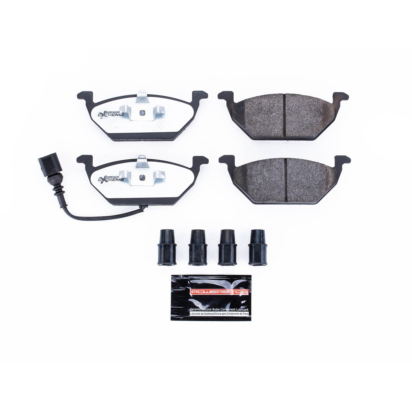 PowerStop 98-06 Volkswagen Beetle Front Z26 Extreme Street Brake Pads w/Hardware (Z26-768A)