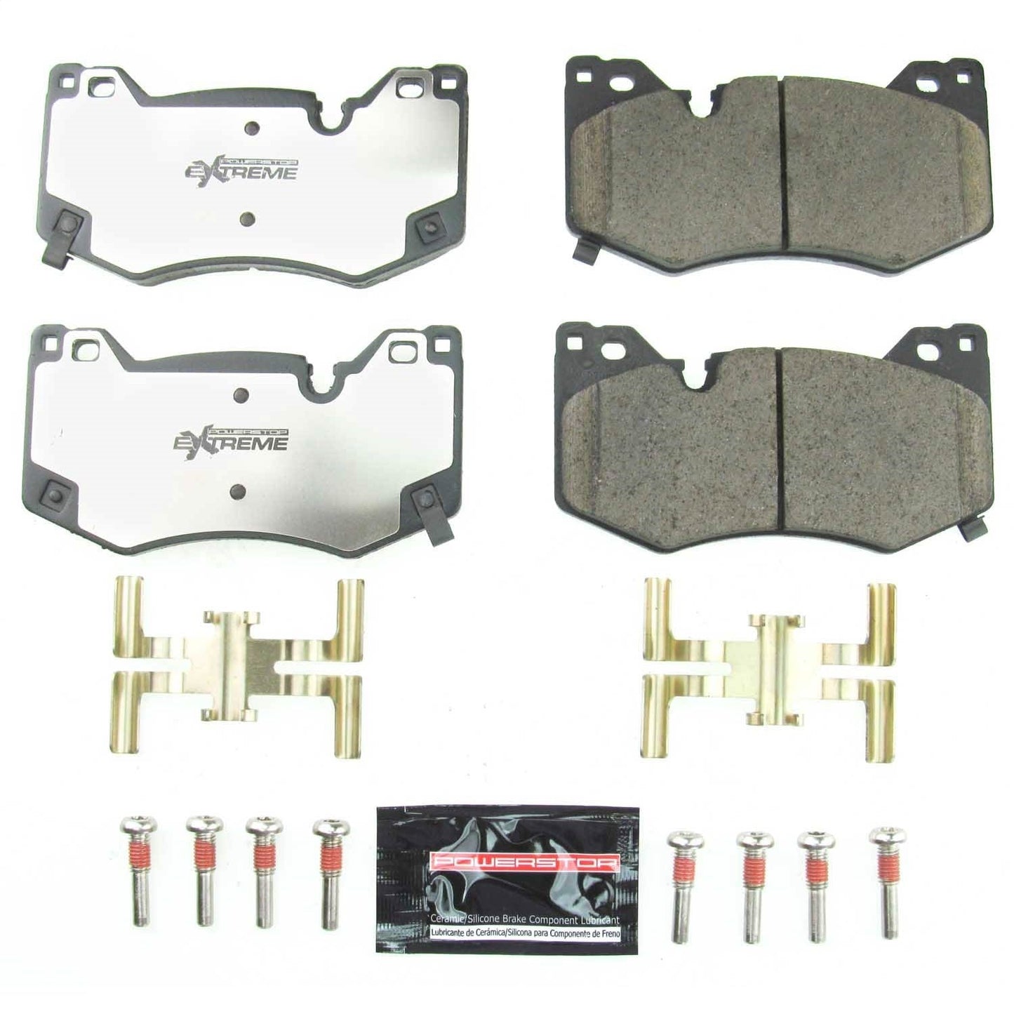 PowerStop 2020 Chevrolet Corvette Front Z26 Extreme Street Brake Pads w/Hardware (Z26-8009)