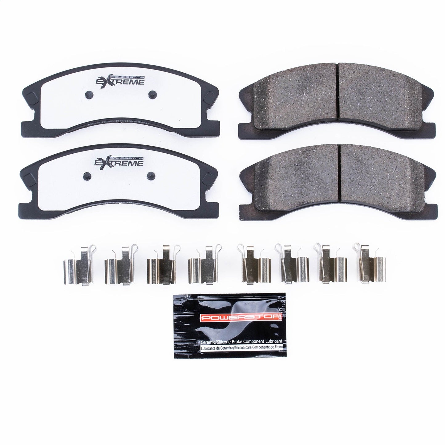 PowerStop 99-04 Jeep Grand Cherokee Front Z26 Extreme Street Brake Pads w/Hardware (Z26-945)