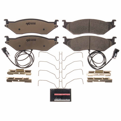 PowerStop 08-09 Ford F-53 Motorhome Chassis Front Z36 Truck & Tow Brake Pads w/Hardware (Z36-1066B)