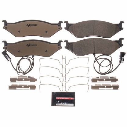 PowerStop 08-09 Ford F-53 Motorhome Chassis Rear Z36 Truck & Tow Brake Pads w/Hardware (Z36-1066C)