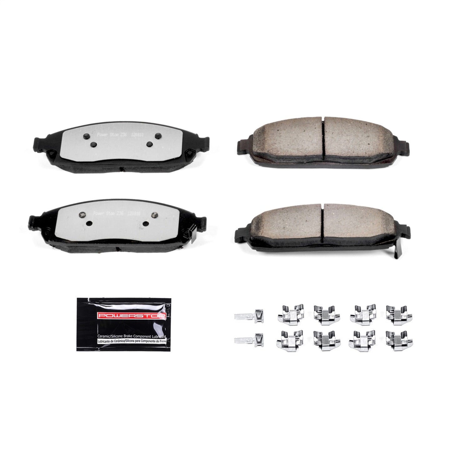 PowerStop 06-10 Jeep Commander Front Z36 Truck & Tow Brake Pads w/Hardware (Z36-1080)